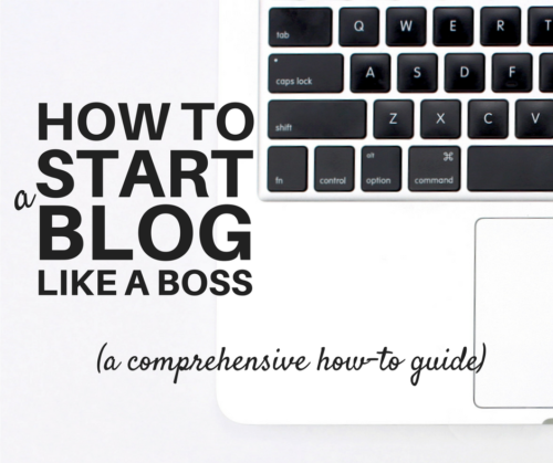 How to start a blog like a boss