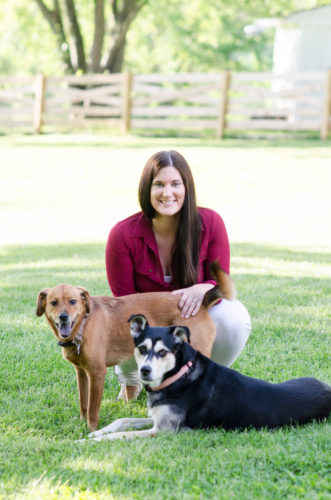 Marly with dogs