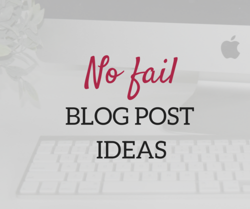A Brick home: No Fail Blog Post Ideas