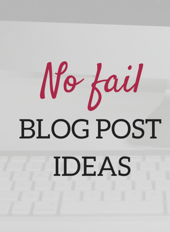 A Brick home: No Fail Blog Post Ideas