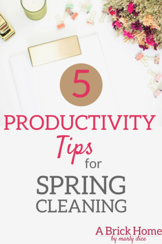 A Brick Home: spring cleaning, spring cleaning checklist, cleaning productivity, cleaning tips