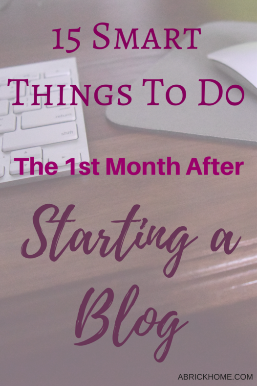 These are awesome tips that all bloggers should do when just starting a blog.