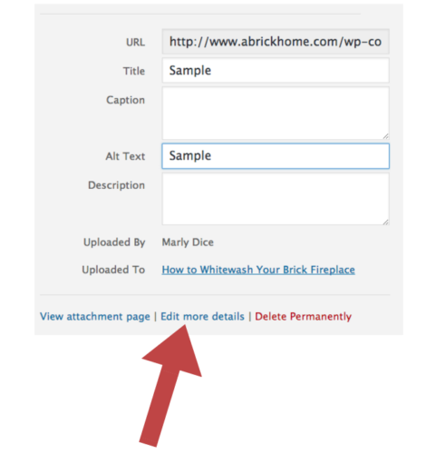 Click Edit more details