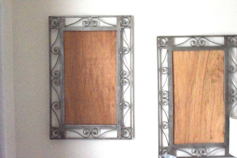 Use wood as a photo frame filler