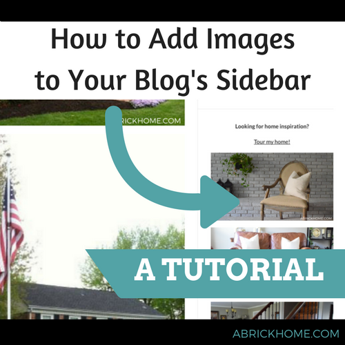 How to Add Images to Your Blog's Sidebar Using HTML