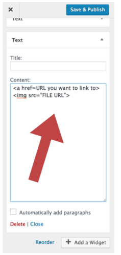 Add HTML