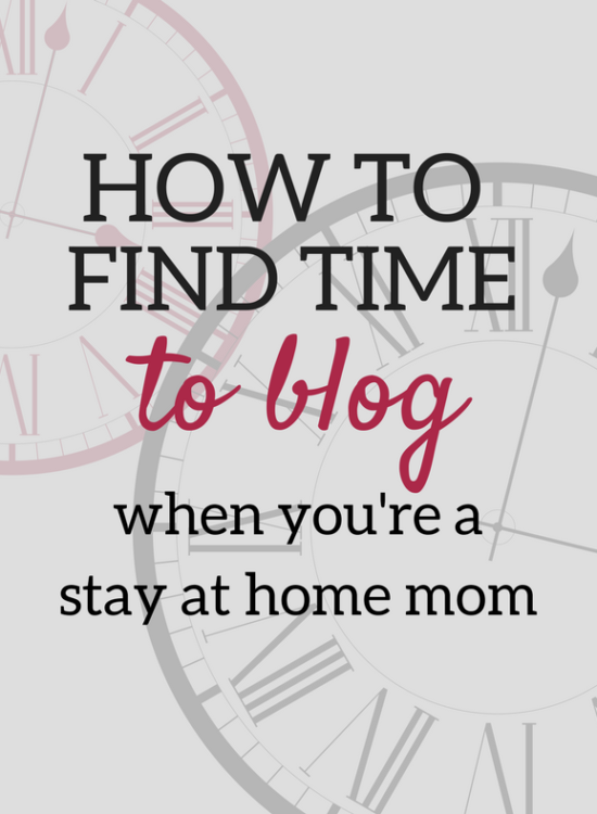 A Brick Home: Blogging schedule when you're a stay at home mom