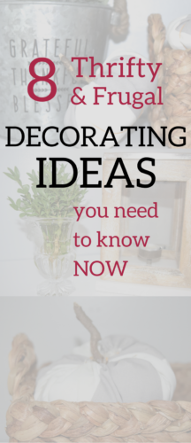 A Brick Home: frugal decorating ideas, decorating ideas for the home, budget decorating ideas, thrifting