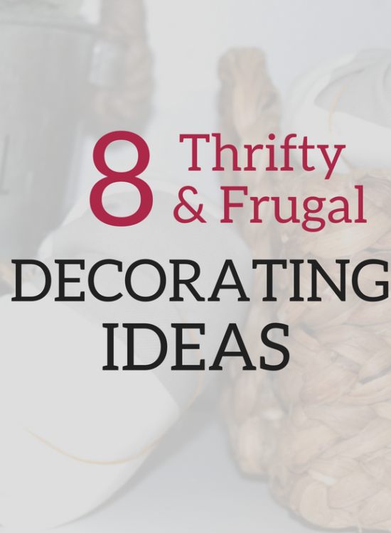 A Brick Home: frugal decorating ideas, decorating ideas for the home, budget decorating ideas, thrifting