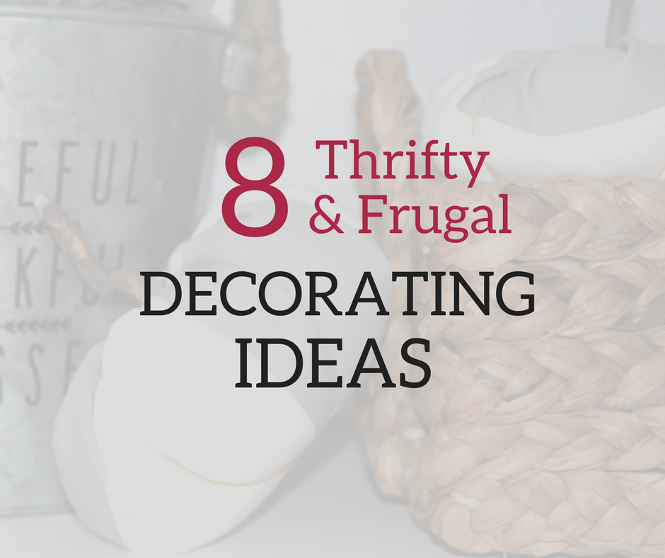 A Brick Home: frugal decorating ideas, decorating ideas for the home, budget decorating ideas, thrifting
