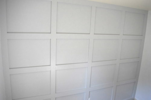 The Easy Way to Make a Board and Batten Grid Wall