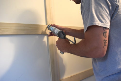The Easy Way to Make a Board and Batten Grid Wall