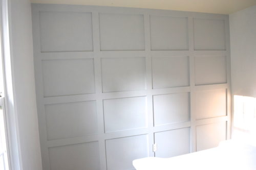 The Easy Way to Make a Board and Batten Grid Wall
