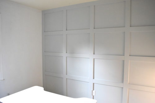 The Easy Way to Make a Board and Batten Grid Wall