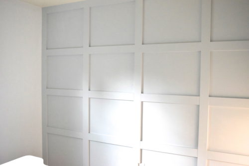 The Easy Way to Make a Board and Batten Grid Wall