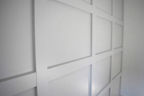 The Easy Way to Make a Board and Batten Grid Wall