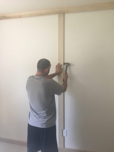 The Easy Way to Make a Board and Batten Grid Wall