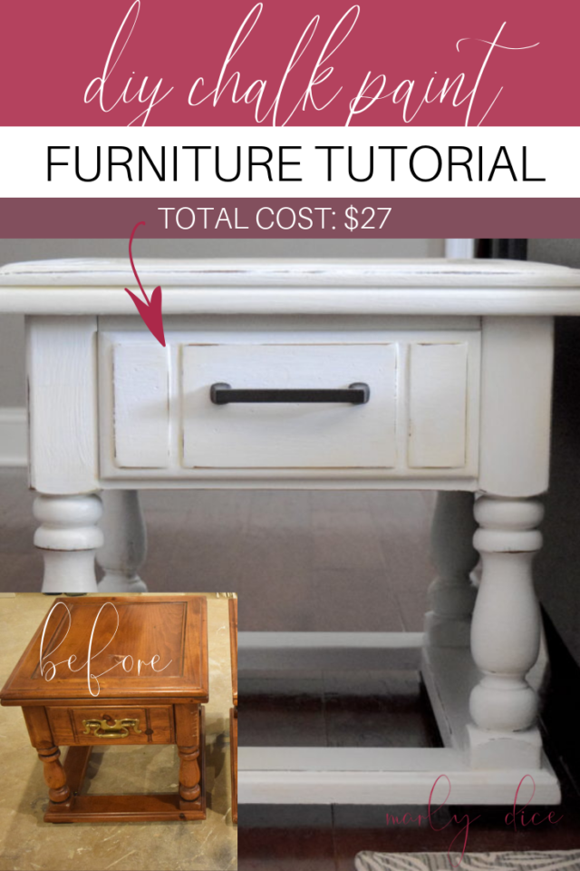 DIY Chalk Paint Furniture Tutorial for Beginners - Marly Dice