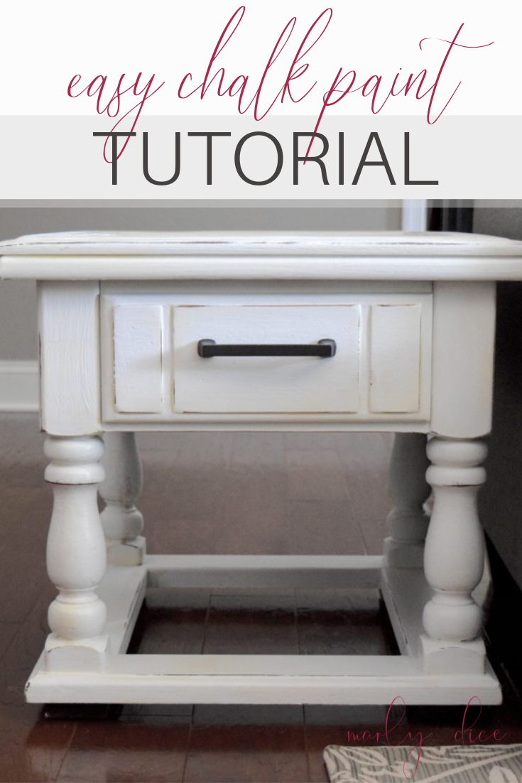 DIY Chalk Paint Furniture Tutorial for Beginners Marly Dice