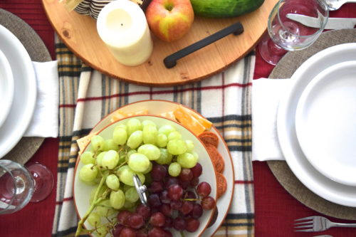 A Brick Home: How to Decorate a Fall Table with Things You Already Have
