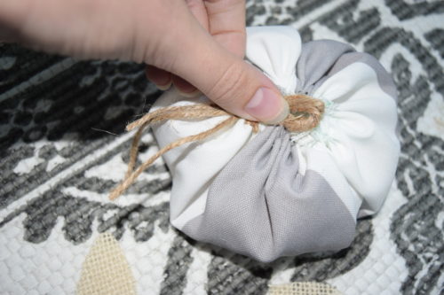A Brick Home: How to Make Fabric Pumpkins the Easy Way