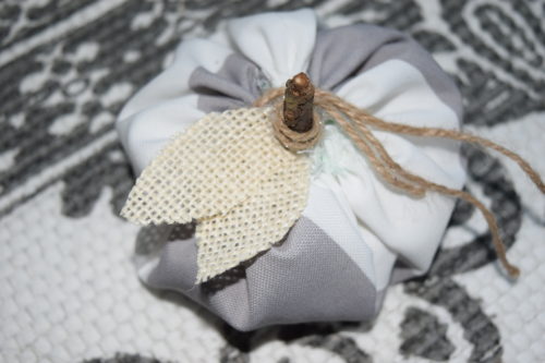 A Brick Home: How to Make Fabric Pumpkins the Easy Way