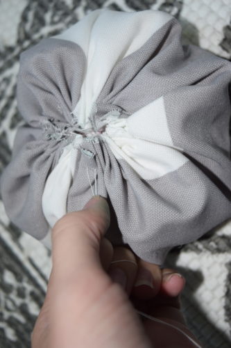 A Brick Home: How to Make Fabric Pumpkins the Easy Way