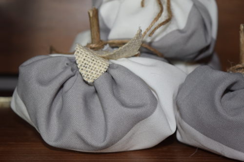A Brick Home: How to Make Fabric Pumpkins the Easy Way
