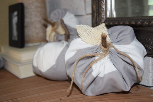 A Brick Home: How to Make Fabric Pumpkins the Easy Way