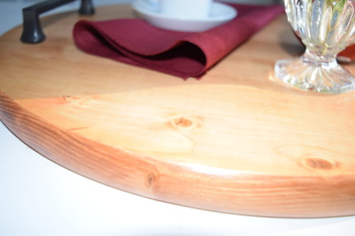 DIY Industrial Serving Tray that Anyone can Make | Serving Tray Tutorial | Farmhouse tray | Rustic tray | How to make a round serving tray