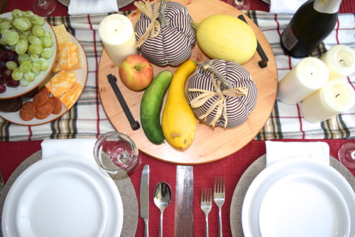 A Brick Home: How to Decorate a Fall Table with Things You Already Have