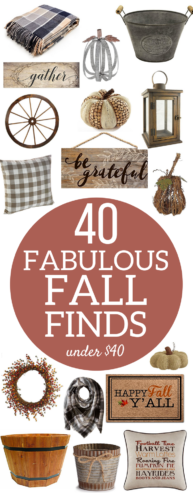 A Brick Home: Fall decor ideas, rustic fall decor, fall decorations, how to decorate for fall