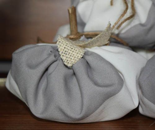 A Brick Home: How to Make Fabric Pumpkins the Easy Way