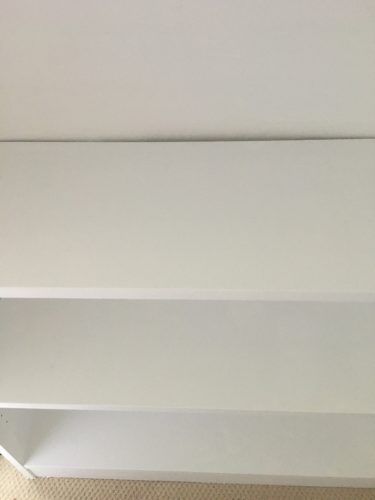 A Brick Home: DIY Bookcase Makeover, bookcase ideas, how to upcycle bookcase, diy bookshelves makeover tutorial