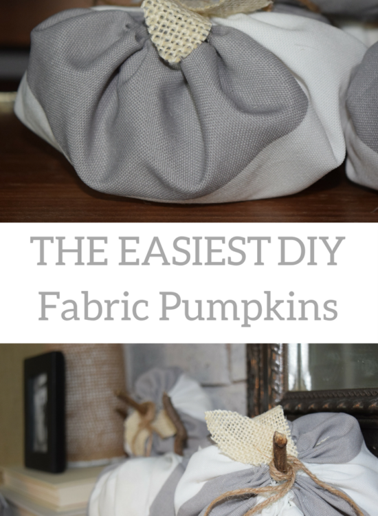 A Brick Home: How to Make Fabric Pumpkins the Easy Way