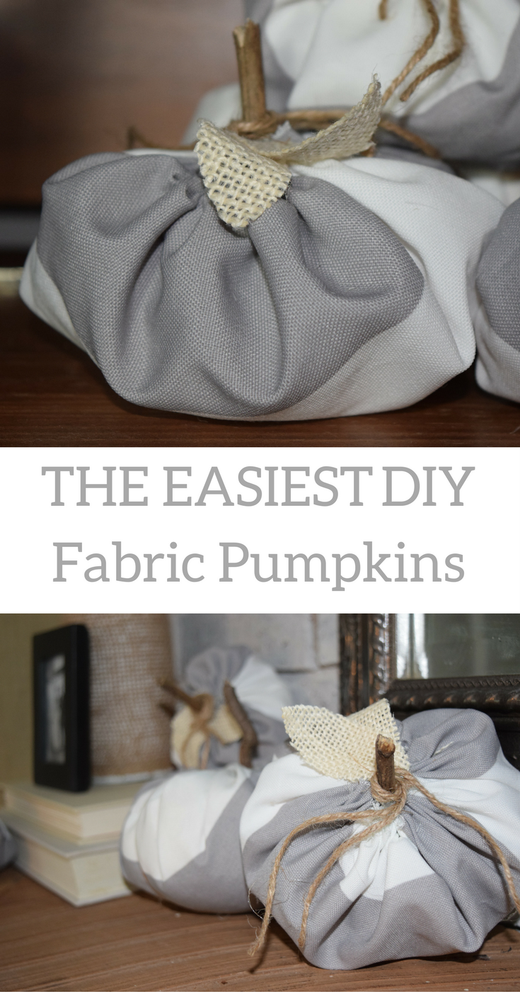 A Brick Home: How to Make Fabric Pumpkins the Easy Way