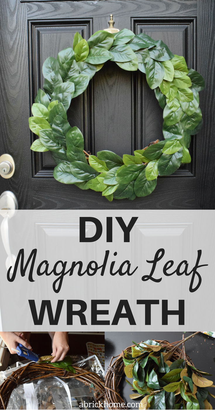 A Brick Home: Wreaths for front doors, wreaths diy, easy diy wreath, fall wreath, spring wreath, diy wreath ideas