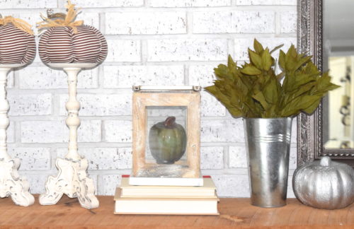 A Brick Home: Neutral fall mantel ideas, neutral fall decor, neutral fall mantel, fall mantel ideas, fall decor ideas, neutral fall decor, white pumpkins, fireplace fall decor, fireplace mantel decorating ideas, fall ideas