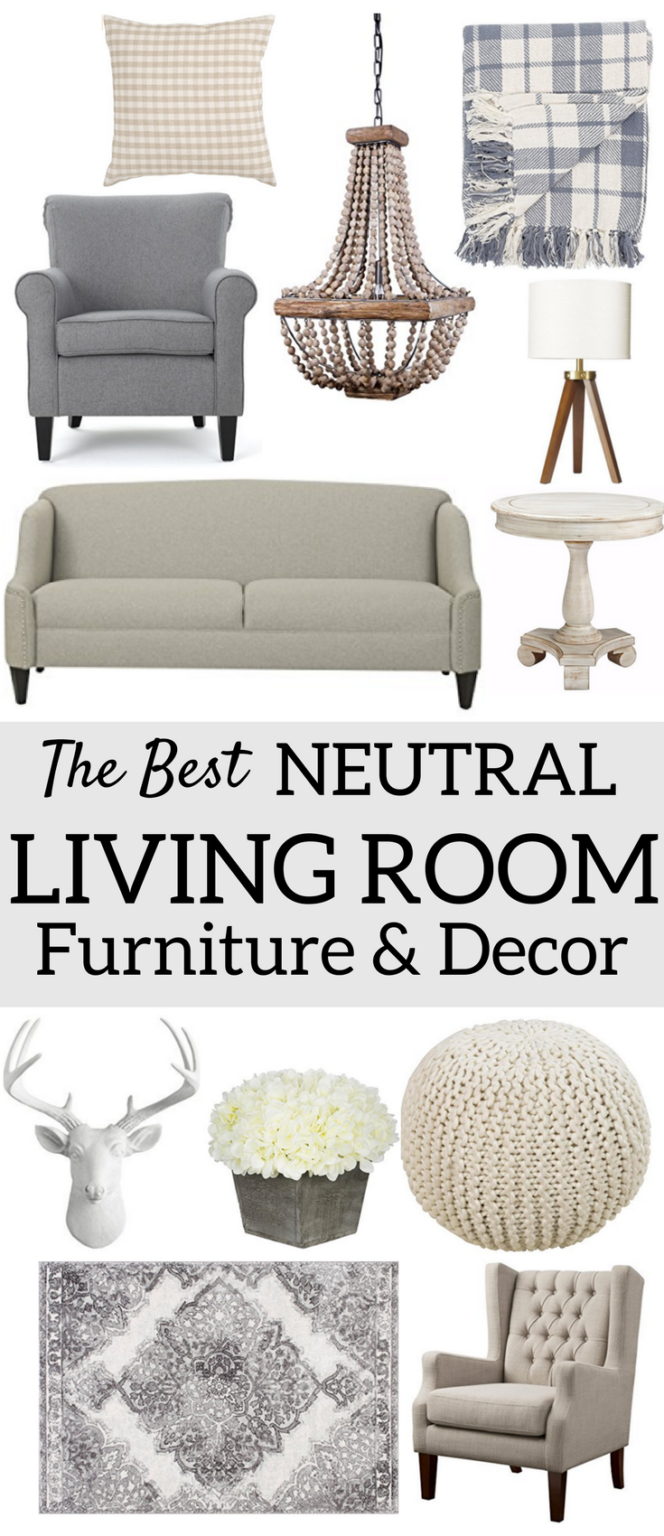 The Best Neutral Living Room Furniture & Decor Marly Dice