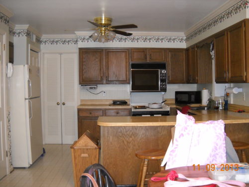A Brick Home: DIY kitchen makeover, kitchen makeover before and after, kitchen makeover ideas, kitchen remodel, kitchen cabinets, kitchen ideas,