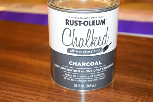 A Brick Home: Chalk Paint Hutch Makeover in Charcoal, Chalk Paint hutch ideas grey, dining room hutch makeover, furniture makeover, chalk paint furniture