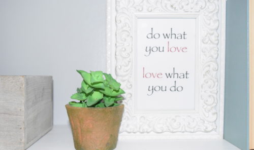 A Brick Home: how to style an office bookcase, office bookcase decor, office decor ideas, bookshelf decorating
