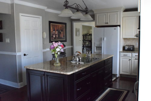 A Brick Home: DIY kitchen makeover, kitchen makeover before and after, kitchen makeover ideas, kitchen remodel, kitchen cabinets, kitchen ideas,