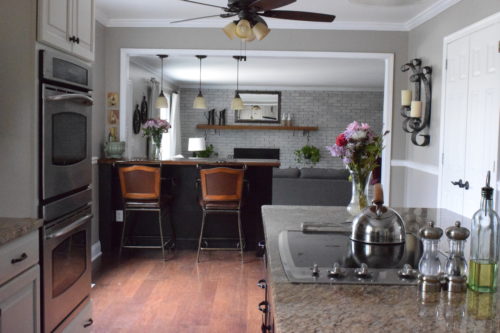 A Brick Home: DIY kitchen makeover, kitchen makeover before and after, kitchen makeover ideas, kitchen remodel, kitchen cabinets, kitchen ideas,