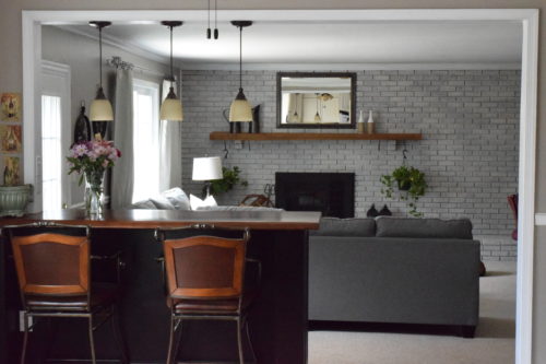 A Brick Home: DIY kitchen makeover, kitchen makeover before and after, kitchen makeover ideas, kitchen remodel, kitchen cabinets, kitchen ideas,