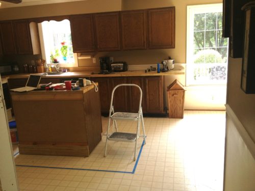 A Brick Home: DIY kitchen makeover, kitchen makeover before and after, kitchen makeover ideas, kitchen remodel, kitchen cabinets, kitchen ideas,