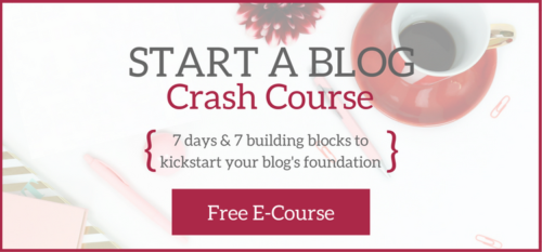 A Brick Home: Start a Blog Crash Course