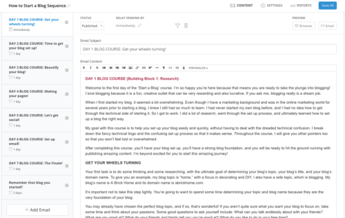 A Brick Home: ConvertKit vs MailChimp, ConvertKit form, ConvertKit sequence, ConvertKit email, mailchimp vs convertkit, email marketing