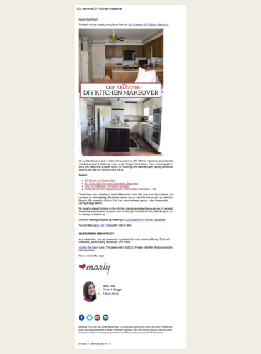 A Brick Home: ConvertKit vs MailChimp, ConvertKit form, ConvertKit sequence, ConvertKit email, mailchimp vs convertkit, email marketing
