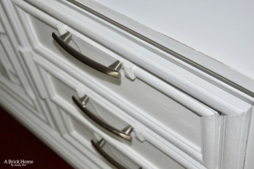 A Brick Home: Buffet Makeover, Furniture makeover, buffet makeover before after, painted furniture, furniture makeover DIY